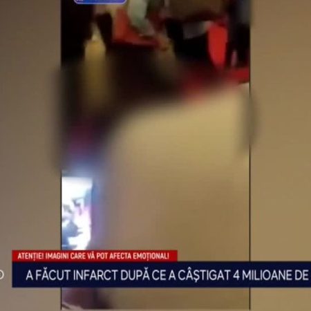 Stirea Bărbatul a suferit un atac de cord după ce a câștigat 4 milioane de dolari. Individul tocmai câștigase premiul cel mare la cazinou.